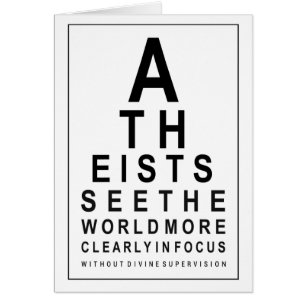 ATHEISTISCHER AUGEN-TEST