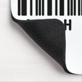 Atheistischer Bar-Code Mousepad (Ecke)