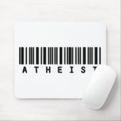 Atheistischer Bar-Code Mousepad (Mit Mouse)