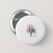 Atheistischer Baum Button (Vorne & Hinten)