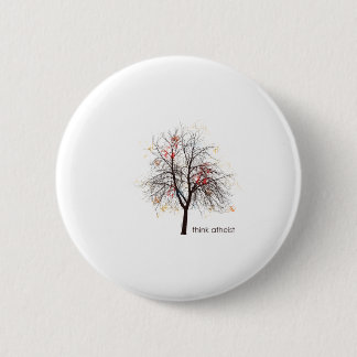 Atheistischer Baum Button