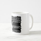 Atheistischer Humor Kaffeetasse (VorderseiteRechts)