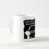Atheistischer Humor Kaffeetasse (Vorderseite Links)