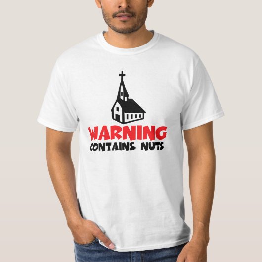Atheistischer Humor T-Shirt (Vorderseite)
