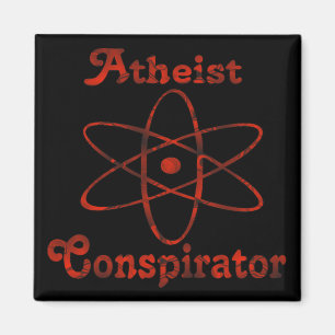 Atheistischer Verschwörer Magnet