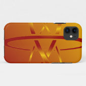 atheistisches Atom Case-Mate iPhone Hülle (Rückseite (Horizontal))