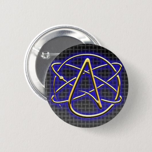 Atheistisches Button (Vorne & Hinten)