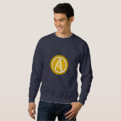 Atheistisches Logo-Sweatshirt Sweatshirt (Vorne ganz)