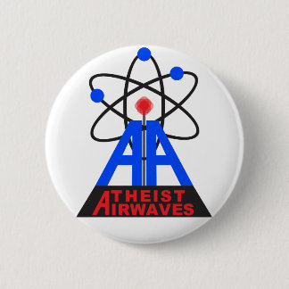Atheistisches Radiowellen-Button Button