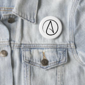 Atheistisches Symbol-Button Button (Beispiel)