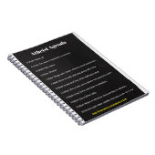 Atheistisches Tagesordnungs-Notizbuch Notizblock (Rechte Seite)