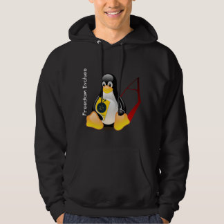 Atheistisches Tux (Freiheit entwickelt) Hoodie