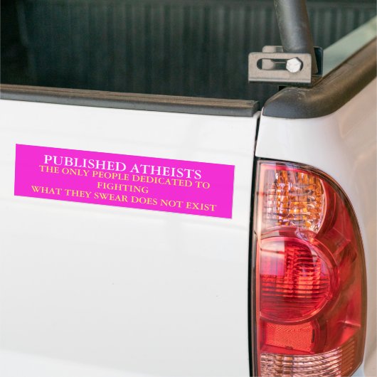 ATHEISTS AUTOAUFKLEBER (Auf Lkw)