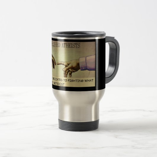 ATHEISTS REISEBECHER (VorderseiteRechts)
