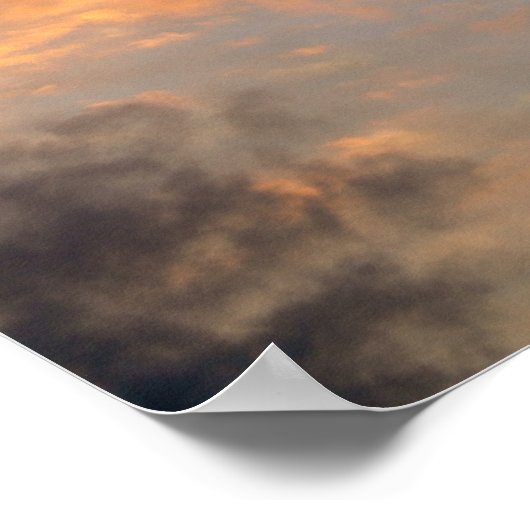 Atheistwolken Poster (Ecke)