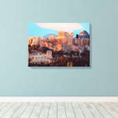 Athen - Akropolis - Panorama - Leinwanddruck (Insitu (Holzboden))