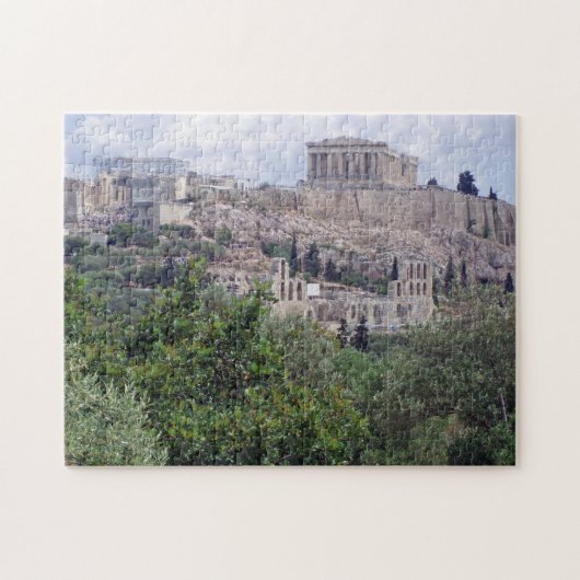 Athen Akropolis Panoramaaussicht Rätsel Puzzle (Horizontal)