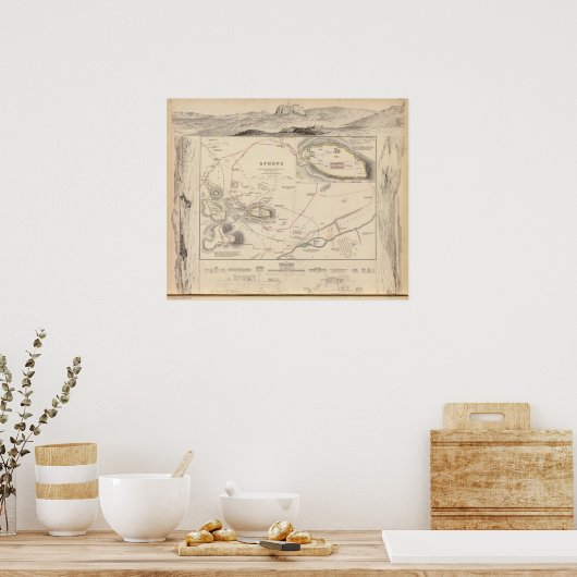 Athen, Akropolis Poster (Küche)