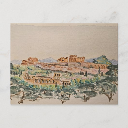 Athen-Akropolis-Postkarte Postkarte (Vorderseite)