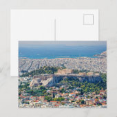 Athen aus dem Lycabettus-Hügel Postkarte (Vorne/Hinten)
