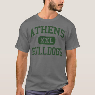 Athen - Bulldoggen - Highschool - die Ebenen Ohio T-Shirt