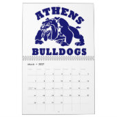 Athen-Bulldoggenkalender Kalender (Mär 2027)