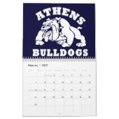 Athen-Bulldoggenkalender Kalender (Feb 2027)