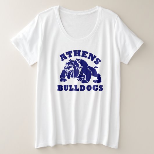 Athen Bulldogs plus T - Shirt (Design vorne)