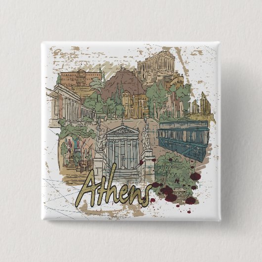 Athen Button (Vorderseite)