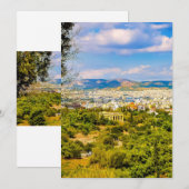 Athen Feiertagskarte (Vorne/Hinten)
