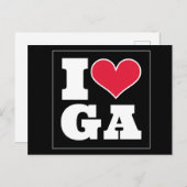 Athen (GA) Einladung Postkarte (Vorne/Hinten)