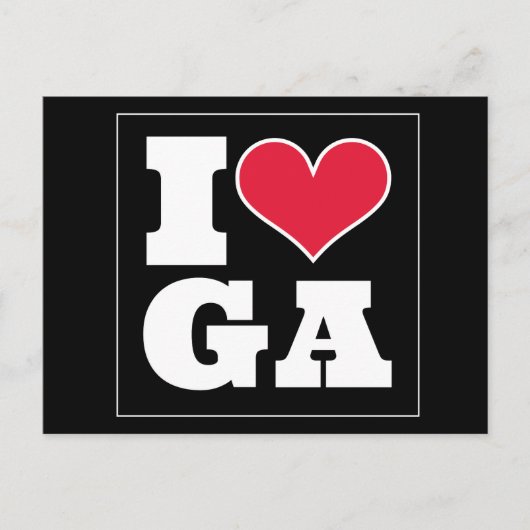 Athen (GA) Einladung Postkarte (Vorderseite)