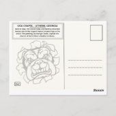 Athen Georgia Postcard Kapelle GA Postkarte (Rückseite)
