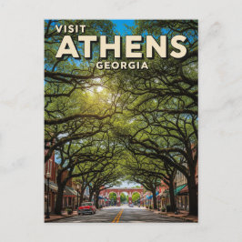 Athen Georgia Reise Postkarte