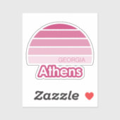 Athen Georgien Aufkleber (Blatt)