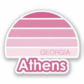 Athen Georgien Aufkleber (Vorderseite)
