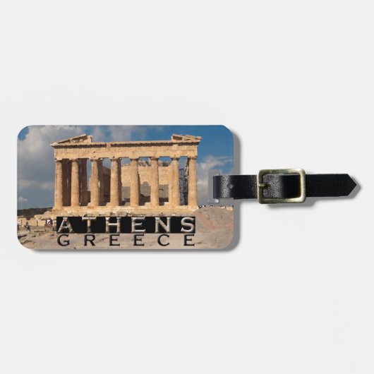 Athen Gepäckanhänger (Vorderseite horizontal)
