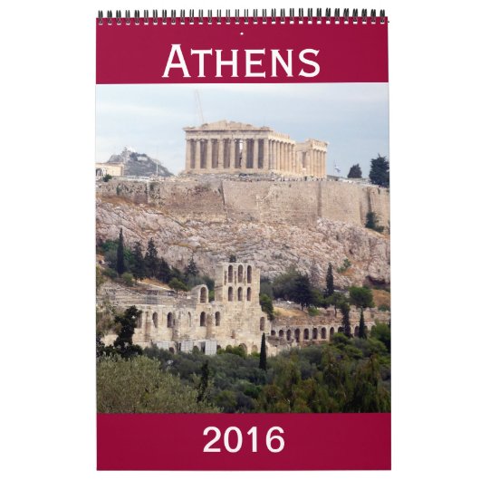 Athen-Grieche 2016 Kalender (Titelbild)