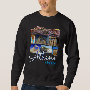 Athen Griechenland Akropolis Berühmte Sehenswürdig Sweatshirt