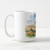 Athen Griechenland Akropolis Parthenon Aquarell Kaffeetasse (Links)