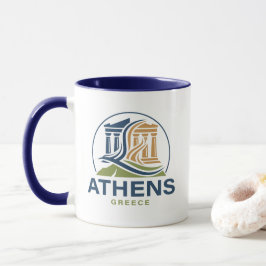 Athen Griechenland Akropolis Parthenon Tasse