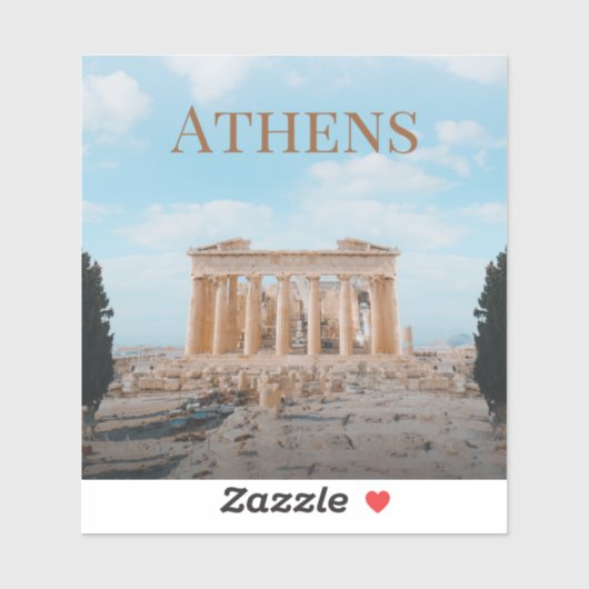 Athen Griechenland Aufkleber (Blatt)