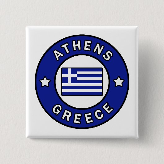 Athen Griechenland Button (Vorderseite)