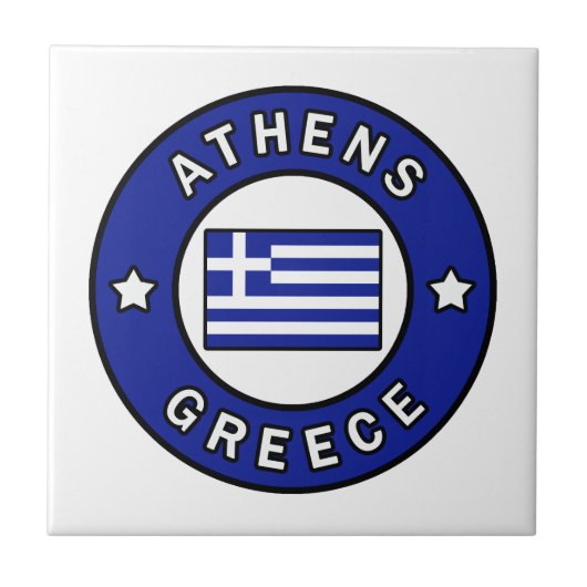 Athen Griechenland Fliese (Vorderseite)