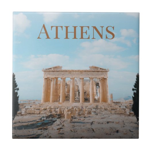 Athen Griechenland Fliese (Vorderseite)