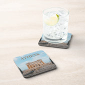 Athen Griechenland Getränkeuntersetzer (Rechte Seite)