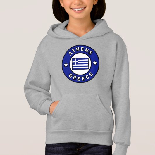 Athen Griechenland Hoodie (Vorderseite)