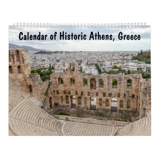 Athen, Griechenland-Kalender Kalender (Titelbild)