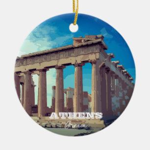 Athen, Griechenland Keramik Ornament