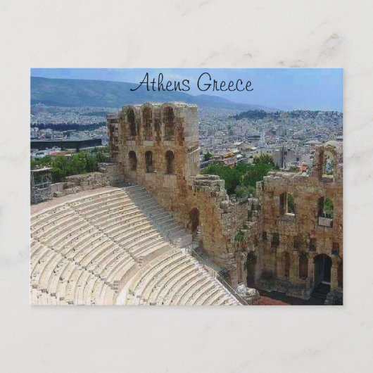 Athen Griechenland - Kolosseum Postkarte (Vorderseite)